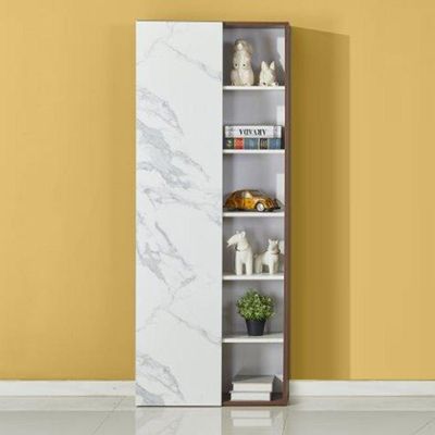 Morena Book Case - Dark Walnut / Off White