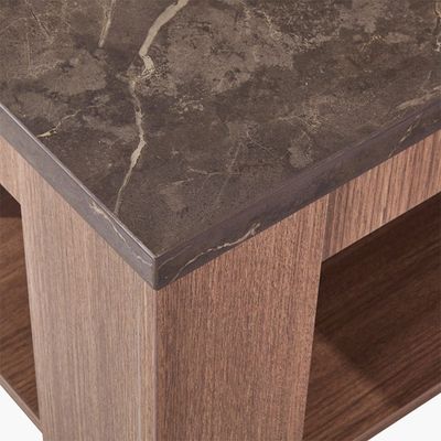 Heather Coffee Table - Marble / Oak