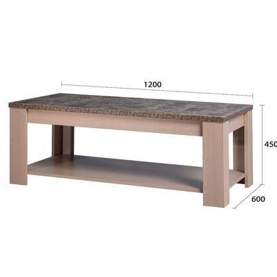 Heather Coffee Table - Marble / Oak