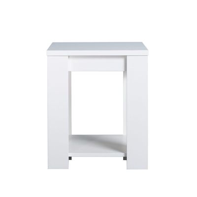 Heather End Table - White