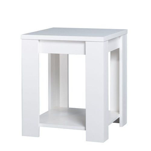Heather End Table - White