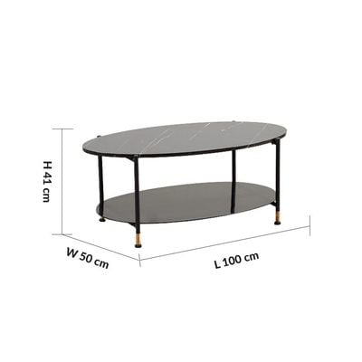 Gibbon L 100 x W 50 x H 41 cm Coffee Table Set - 2 Years Warranty