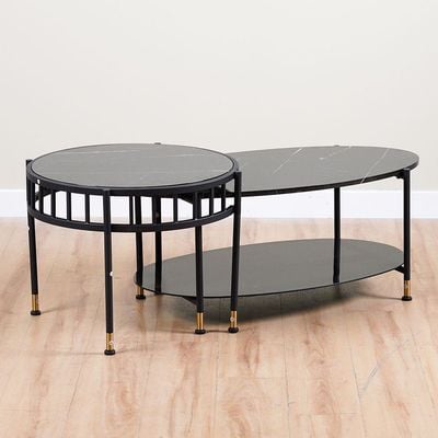 Gibbon L 100 x W 50 x H 41 cm Coffee Table Set - 2 Years Warranty