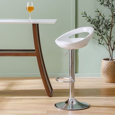 Lewis Bar Stool - White