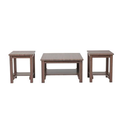 Sonia Coffee And End Table Set - Walnut