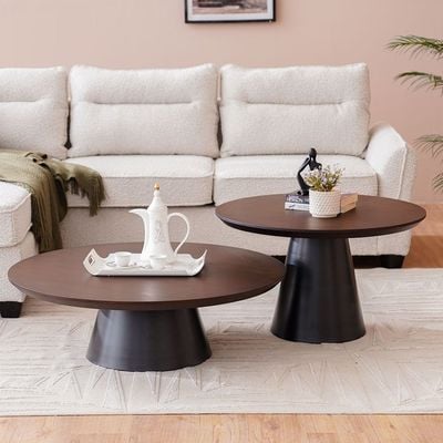 Merriton Coffee Table - Walnut - With 2-Year Warranty