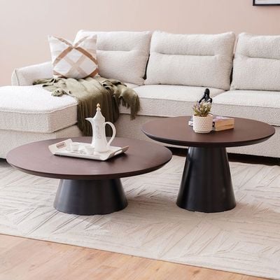 Merriton Coffee Table - Walnut - With 2-Year Warranty