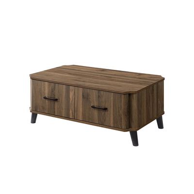 Basel Coffee Table W/ 2Drawers - Columbia Walnut