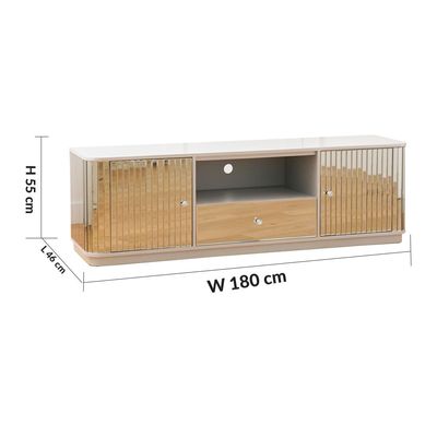 Danaya TV Unit for TVs upto 65 Inches with Storage - 2 Years Warranty