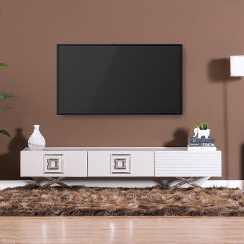 Seychelles TV Unit for TVs upto 75 Inches with Storage - 2 Years Warranty