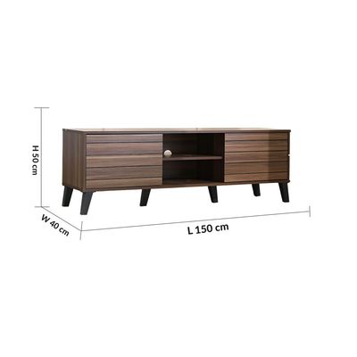 Edralin TV Unit for TVs upto 50 Inches with Storage - 2 Years Warranty