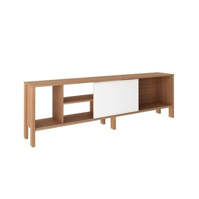 Cedro TV Rack up to 70 Inches  - Almond/White 