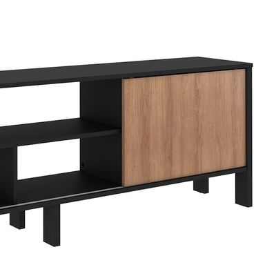 Cedro TV Rack - Up to 70 Inches - Black/Almond