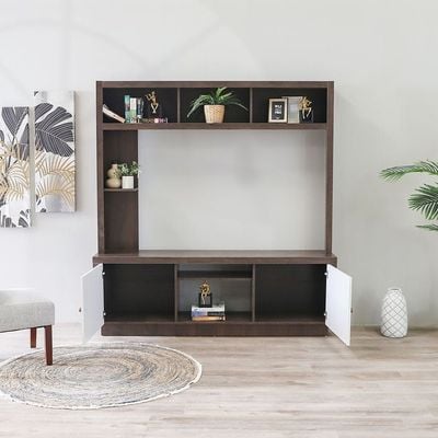 Izan Entertainment Unit up to 55 Inches  - Rustic/White