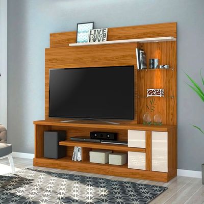 Alan Home Theater Up to 55 Inch - Natural/Off White