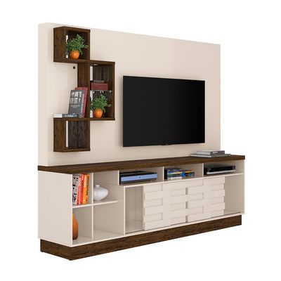 Heitor Home Theater Up to 65 Inch - Off White/Savanna