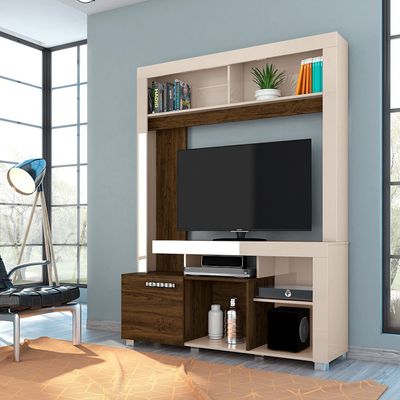 Flavia TV Unit Up to 50 Inch - Off White/Savanna