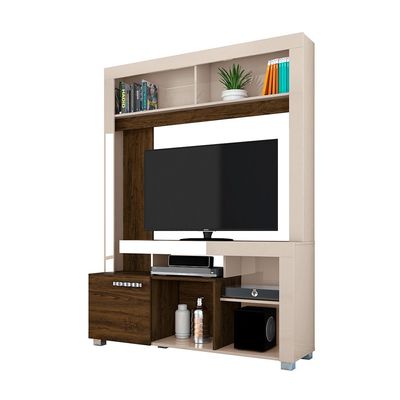 Flavia TV Unit Up to 50 Inch - Off White/Savanna