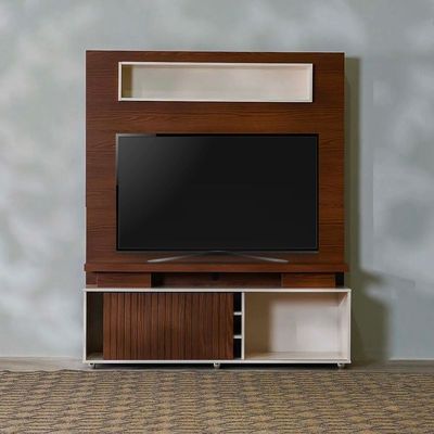Ontario Home Theater for TVs upto 60 Inches - Teak / Off White