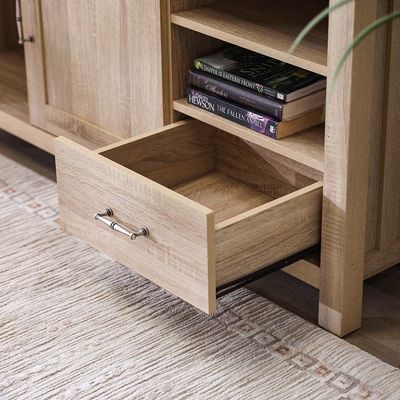 Verano TV Unit Upto 70 Inches - White Oak