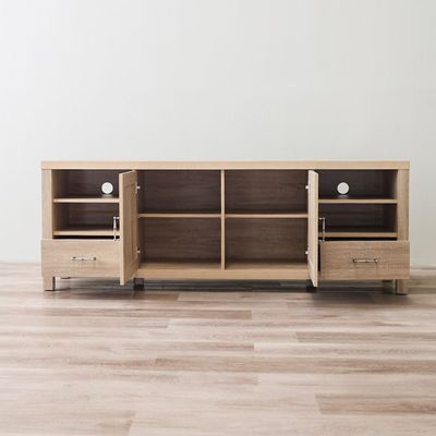 Verano TV Unit Upto 70 Inches - White Oak