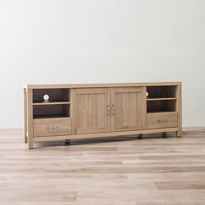 Verano TV Unit Upto 70 Inches - White Oak