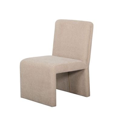 Herbin Side Dining Chair - Beige - With 2-Year Warranty