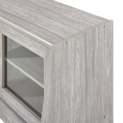 Woody Tv Unit Upto 55 Inches-Grey Oak