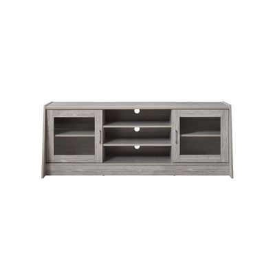 Woody TV Unit - For TVs Up to 55 Inches - Grey Oak