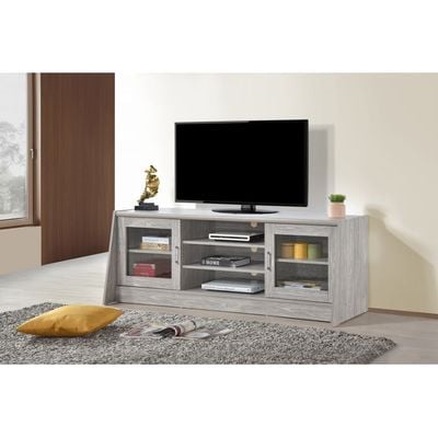 Woody Tv Unit Upto 55 Inches-Grey Oak