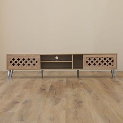 Como TV Unit - Up to 55 Inches - Sonoma Oak - With 2-Year Warranty