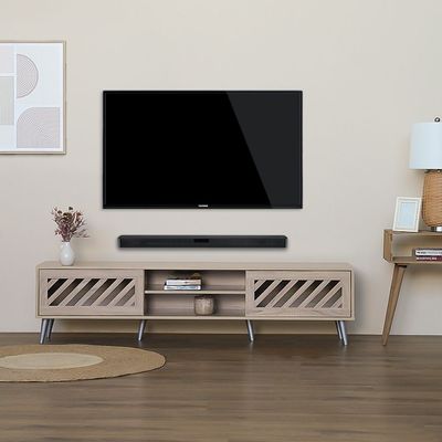 Jax TV Unit - Up to 75 Inch - Sonoma Oak - With 2-Year Warranty