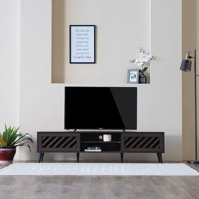 Jax TV Unit - Up to 75 Inches - Walnut - With 2-Year Warranty