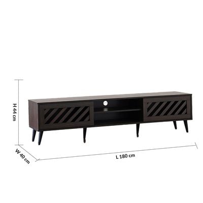 Jax TV Unit - Up to 75 Inches - Walnut - With 2-Year Warranty