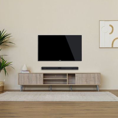 Como TV Unit - Up to 80 Inches - Sonoma Oak - With 2-Year Warranty