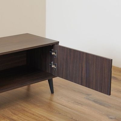 Como TV Unit - Up to 80 Inches - Walnut - With 2-Year Warranty