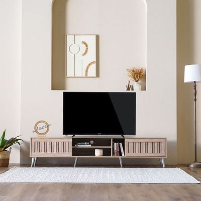 Alfa Large TV Unit - Up to 80 Inches - Sonoma Oak - With 2-Year Warranty