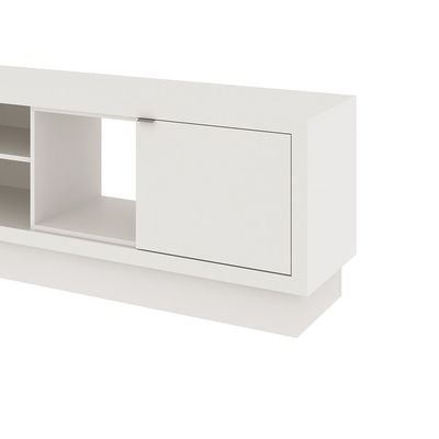 Belinda TV Unit with 1 Door - Up to 55 Inches - White - With 2-Year Warranty