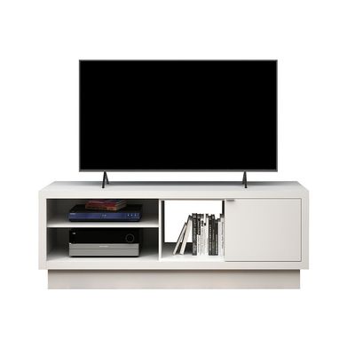 Belinda TV Unit with 1 Door - Up to 55 Inches - White - With 2-Year Warranty