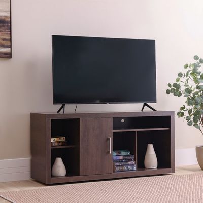 Denver TV Unit - Up to 55 Inches - Rustic Brown - With 2-Year Warranty