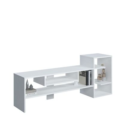 Gulio TV Unit - Up to 55 Inches - High Gloss White - With 2-Year Warranty