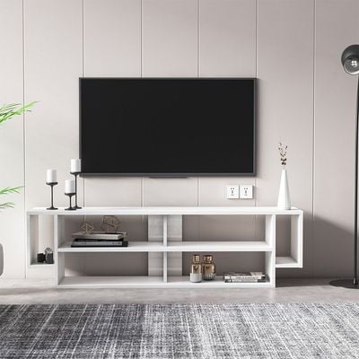 Marconi Tv Unit - High Gloss White  - Upto 65  Inch