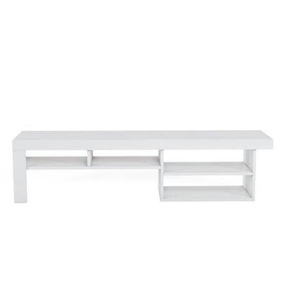 Reeta TV Unit - Up to 70 Inches - High Gloss White - With 2-Year Warranty