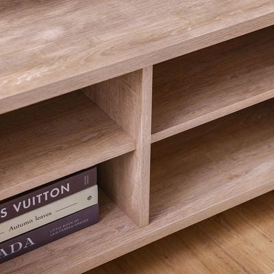 Calibra TV Unit up to 70 inches   - Whitewash/Oak - With 2-Year Warranty