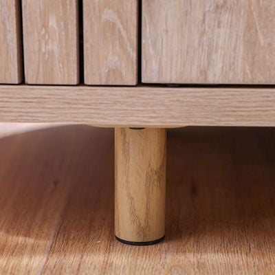 Calibra TV Unit up to 70 inches   - Whitewash/Oak - With 2-Year Warranty