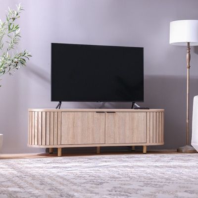 Calibra TV Unit up to 70 inches   - Whitewash/Oak 