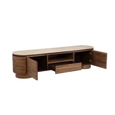 Austria Tv Unit Up To 75 Inches - Natural Walnut