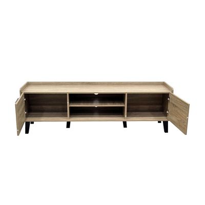 Supreme Tv Unit W/2Door Upto 65 Inches-French Sonoma Oak