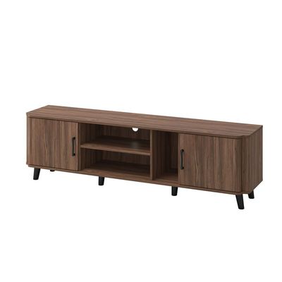 Basel Tv Unit W/ 2Doors Up To 75 Inch - Columbia Walnut