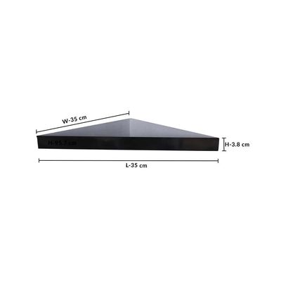 Triangle Corner Wall Shelf - 35x35x38 cm